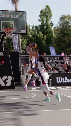 LA GUAPA SAID NO IN THE CLUTCH! 🚫🔥🇫🇷 #3x3WSMarseille #3x3WS