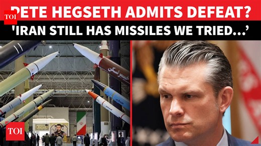 'Lot Of Missiles But...': Hegseth Admits Iran Still Missile-Ready After Weeks Of Bombardment