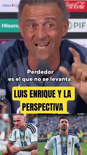 💥LUIS ENRIQUE Y LA PERSPECTIVA EN LA DERROTA #mundial2026 #argentina #shorts #futbol