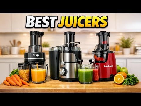 Top 5 Best Juicers 2026 – Best Cold Press & Centrifugal Juicers for Home!