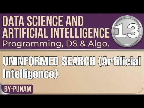 Uninformed search (Artificial Intelligence)|ONE SHOT VIDEO|All Competitive exam|Statistics by Punam