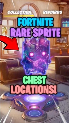Fortnite SECRET Rare Sprite Chest Locations!
