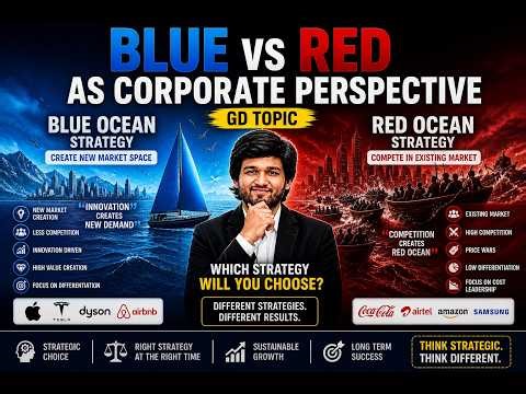 Blue vs Red Strategy: Corporate Perspective Explained | GD Topic