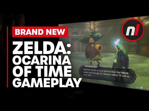 BRAND NEW Ocarina of Time Switch 2 Gameplay