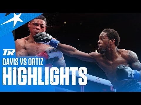 Keyshawn Davis Stops Jamaine Ortiz in 140 lb Debut | HIGHLIGHTS & POST-FIGHT INTERVIEW