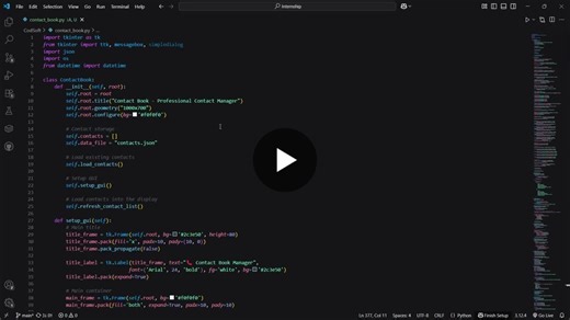 #python #tkinter #gui #codsoft #pythonprojects #100daysofcode #pythondeveloper #womenwhocode #techprojects #contactbook #pythongui #opensource #uidesign #learningbydoing #studentproject #codinglife… | Shreya Upadhyay