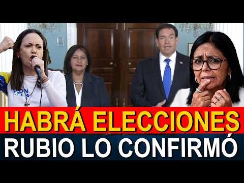 🔴VIENEN ELECCIONES A VENEZUELA, MARCO RUBIO LO CONFIRMÓ | FALTA HABILITAR A MARÍA CORINA MACHADO