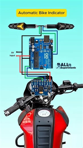 Automatic Bike Indicator using Arduino 🤯