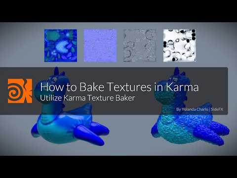Houdini 22 |How to Bake Textures in Karma