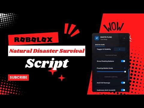 Natural Disaster Survival Script Roblox OP Auto Win ESP Speed Hack Mobile PC 2026