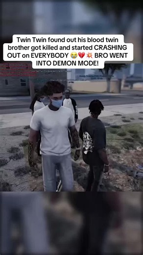FiveM clip: player loses blood twin, goes into 'demon mode' reaction
