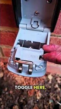 new Master lock keysafe installed @MasterlockCompany #masterlock #keysafe #security #keys #fyp