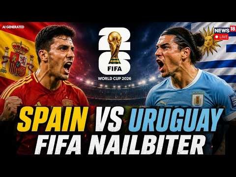 Spain VS Uruguay FIFA 2026 LIVE: FIFA World Cup 2026 | Rodrigo Hernández VS José María Giménez