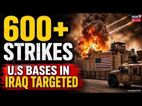 Iran's Bombshell '600 ATTACKS' On U.S Bases In Iraq | Iran US War Updates LIVE