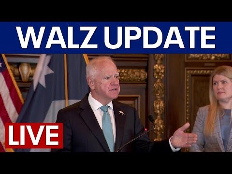 LIVE | Tim Walz won't seek reelection news conference