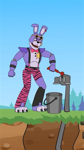 Foxy Got NOTHING… Bonnie Got GOLD?! 😱💰 #fnaf #animation