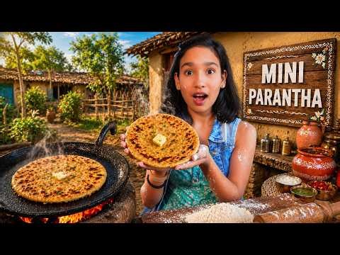So Cute!! Real Mini Aloo Paratha Recipe 🥔🧀🔥 Must Watch!