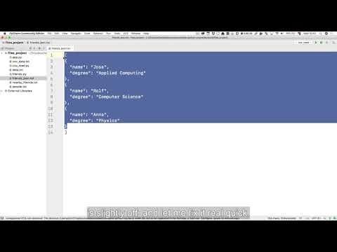 64 JSON files with Python