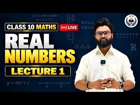 Real Numbers Class 10 LIVE | HCF LCM + All NCERT With Tricks | Chapter 1