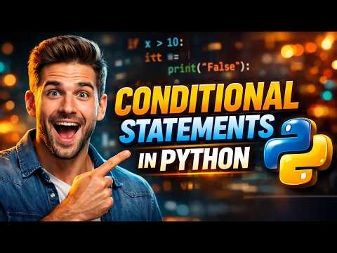 Conditional Statements in Python Explained | If, Else, Elif with Examples ‪@wehelpyoulearn‬