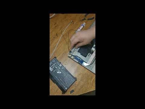 HP Laptop Keyboard Removal and Replacement.