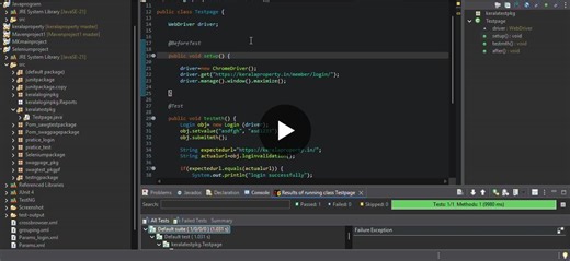 #selenium #automationtesting #java #testng #maven #qa #softwaretesting #webautomation #pom #linkedinprojects | Deepika M