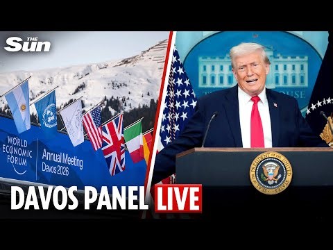 LIVE: President Trump takes Davos stage amid tariff warning over Greenland standoff
