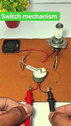 Switching Mechanism system #tech​ #dcmotor​ #youtubeshorts #shorts