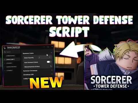 *NEW* Sorcerer Tower Defense Script (PASTEBIN 2026) ( AUTO UPGRADE , AUTO PLACE , AUTO REPLAY )