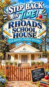 Little House on the Prairie in California? 🏫 Historic 1872 School house!