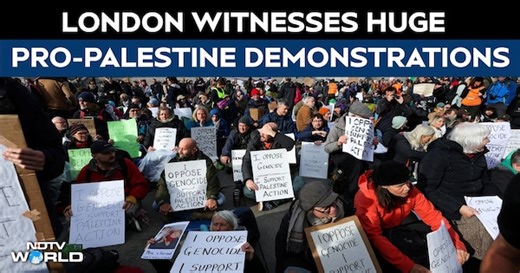 London Protests News | Far-Right Rally, Pro-Palestine March Clash In London Amid Massive Security