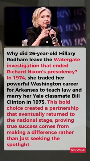 Why Hillary Rodham Left Watergate to Marry Bill Clinton | The Decision That Changed History