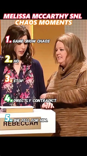 MELISSA MCCARTHY SNLCHAOS MOMENTS #snl #foryou #funny #moments #youtubeshorts #ranking #celebrity