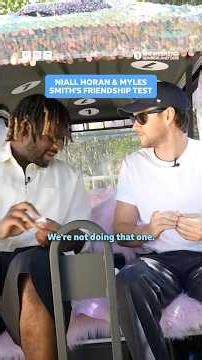 how well do @NiallHoran & @MylesSmithT know each other? 👀 #friendship #test #bigweekend #radio1