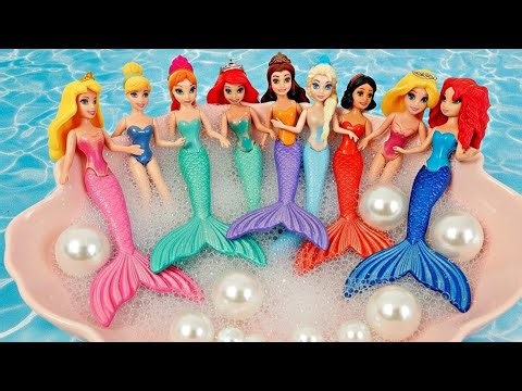 Cute Miniatures Disney Princess Frozen ELSA & Anna! marmaid elsa satisfying unboxing