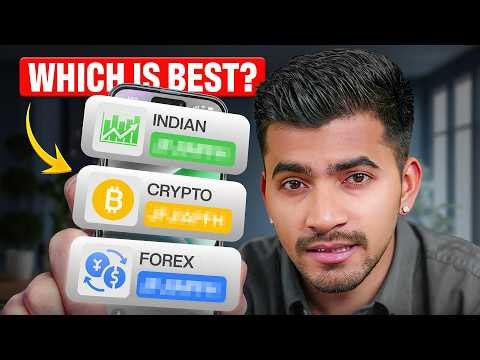 Forex vs Stocks vs Crypto | Which Market Is Right and safe for You?