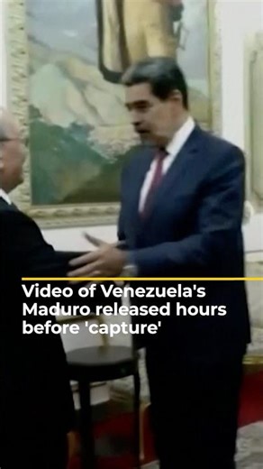 Video of Venezuela's Maduro released hours before 'capture' | AJ #shorts