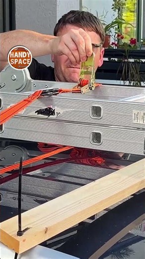 Ready to Haul! Simple Board and Zip Tie Roof Rail Hack! #car #cars