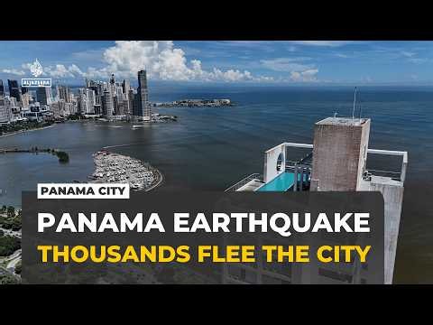 Thousands flee Panama City after 7.2 earthquake as buildings collapse in central provinces