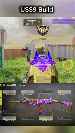 USS9 Build For MP Rank in COD mobile. #cod #special Ops YT #codmobile