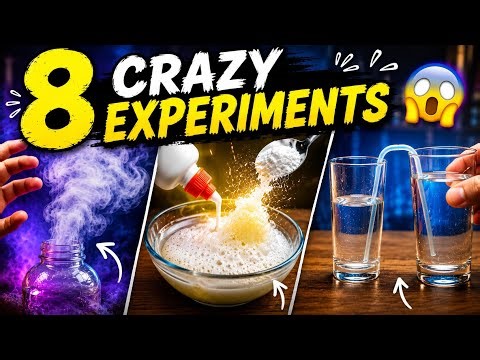 I Tried 8 Crazy Experiments You Can Actually Try at Home!