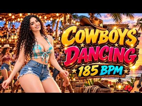 Cowboys Dancing on the Beach 🤠🌴 Country Party 2026 185 BPM