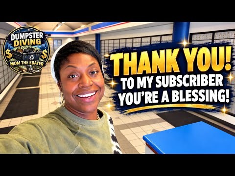 Dumpster Diving | A Special THANK YOU to My Subscriber! You’re a BLESSING! ❤️🙌🏾
