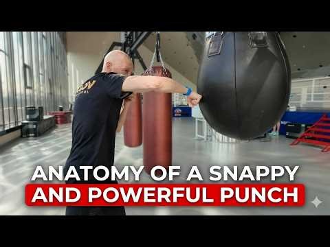 Boxing: Anatomy of a Snappy and Powerful Punch