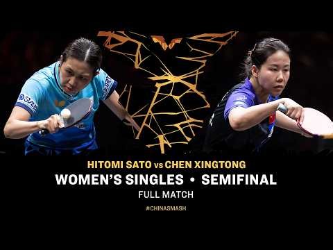 FULL MATCH | Hitomi Sato vs Chen Xingtong | WS SF | #ChinaSmash 2026