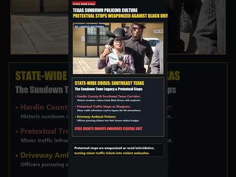 TERROR IN TEXAS: How Small-Town Police Chiefs Terrorize Black Drivers with State GOP Protection