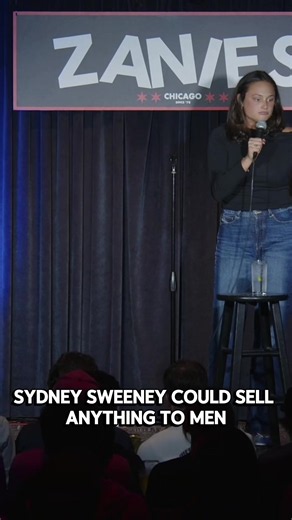 She could sell anything…. #sydneysweeney #standup | stand up comedy