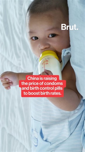 In China, the government is raising the price of condoms and birth control pills in an effort to boost birth rates. Last year, China recorded 9.54 million births, half the number in 2016. A United Nations report projects the country will lose 200 million people by 2050, about 14% of its population. #birth #birthrates #china #birthcontrol #condoms