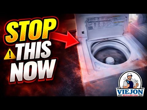 Washer Shaking Violently? Fix This Before It Destroys Itself