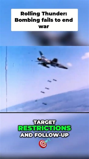Rolling Thunder Bombing falls to end war✅ #coldwar #history #usmilitarycombat #historydocumentary